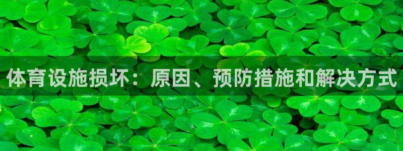 意昂3娱乐代理怎么样：体育设施损坏：原因、预防措施和解决方式 